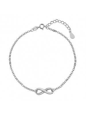Сребърна (925) гривна - Infinity
